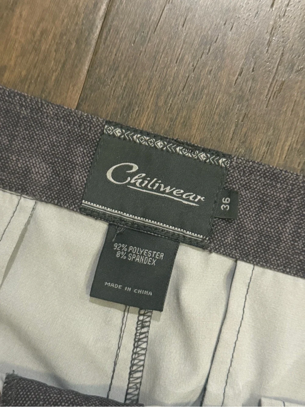 Chiliwear Men's Gray Casual Shorts with 'G' Patch Georgia Bulldogs UGA 36